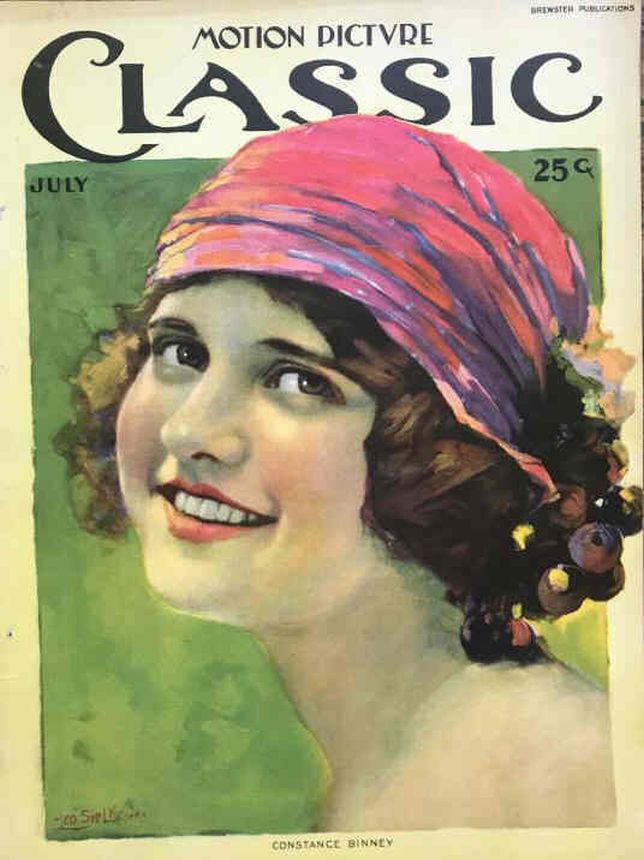 MOTION PICTURE CLASSIC magazine side cover July 1920