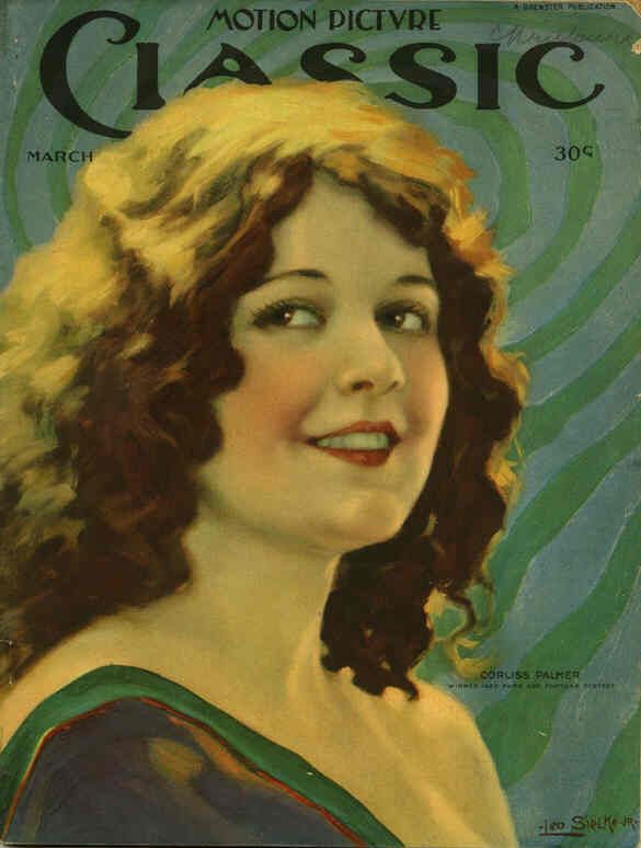 MOTION PICTURE CLASSIC magazine side cover March 1921