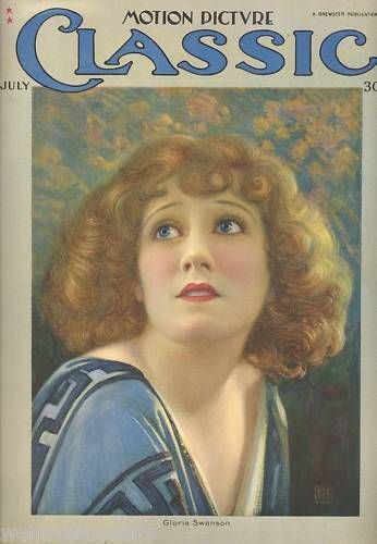 MOTION PICTURE CLASSIC magazine side cover July 1921