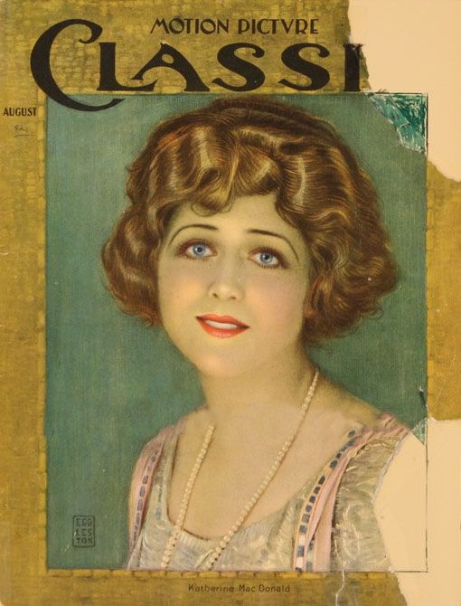 MOTION PICTURE CLASSIC magazine side cover August 1921