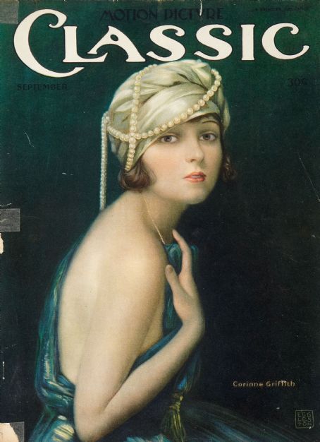 MOTION PICTURE CLASSIC magazine side cover September 1921