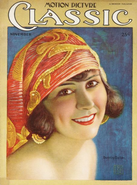 MOTION PICTURE CLASSIC magazine side cover November 1921
