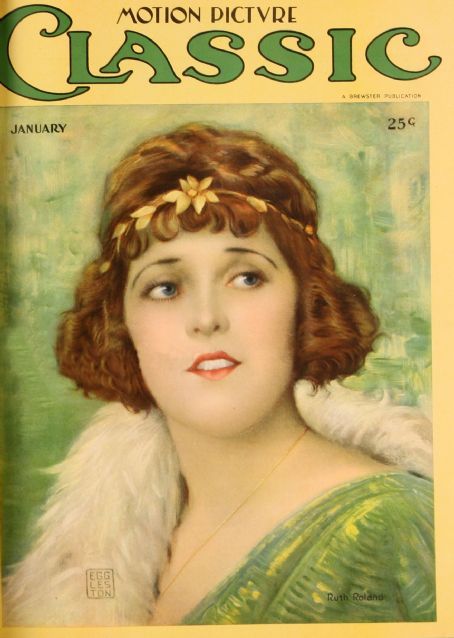 MOTION PICTURE CLASSIC magazine side cover January 1922
