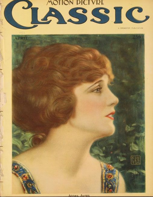 MOTION PICTURE CLASSIC magazine side cover April 1922