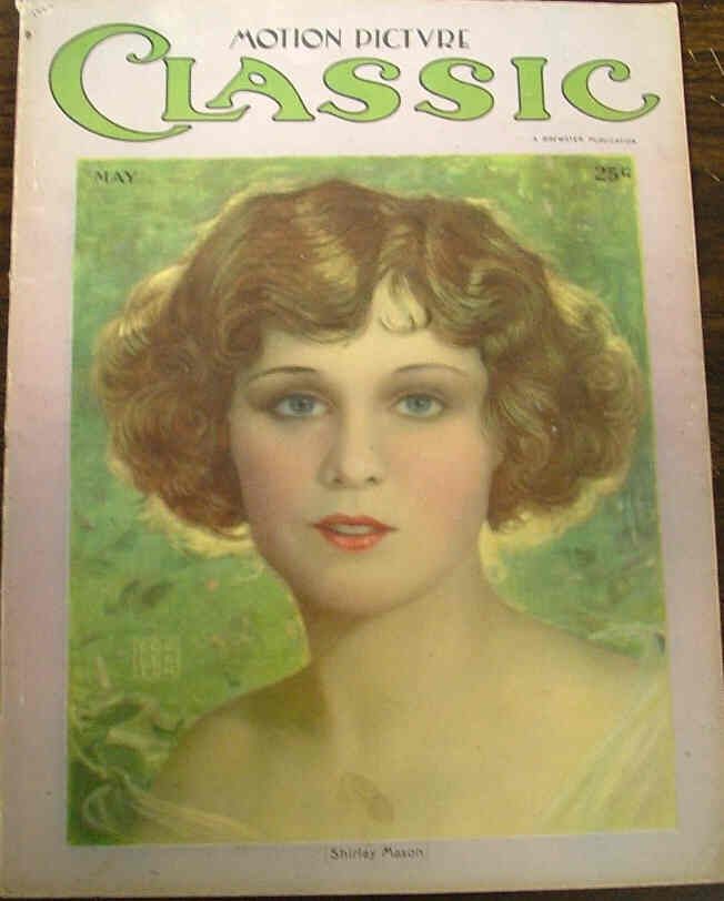 MOTION PICTURE CLASSIC magazine side cover May 1922