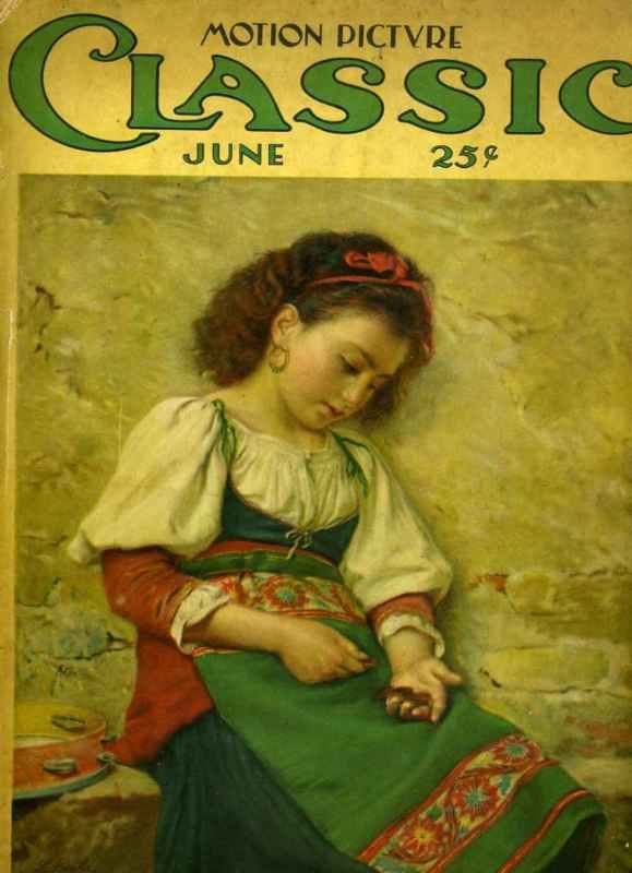 MOTION PICTURE CLASSIC magazine side cover June 1922