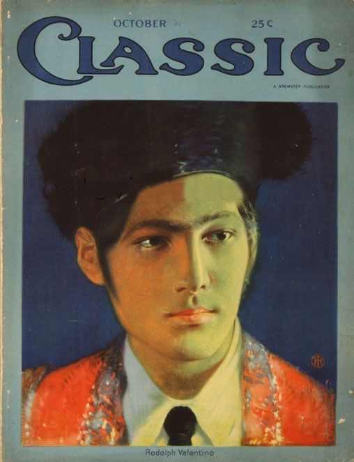 MOTION PICTURE CLASSIC magazine side cover October 1922