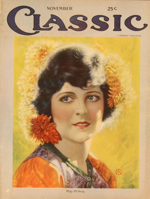 MOTION PICTURE CLASSIC magazine side cover November 1922