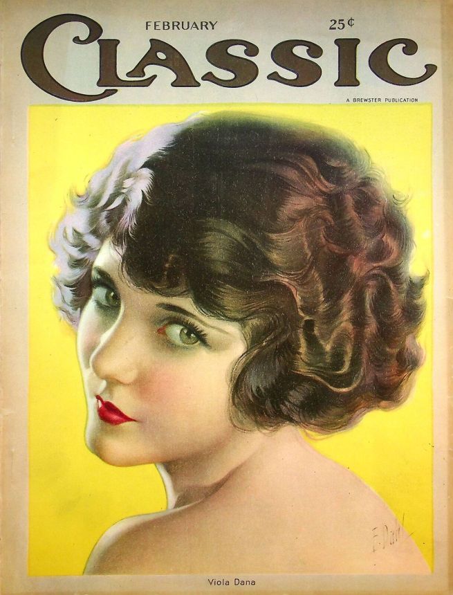 MOTION PICTURE CLASSIC magazine side cover February 1923