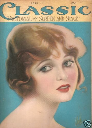 MOTION PICTURE CLASSIC magazine side cover April 1924