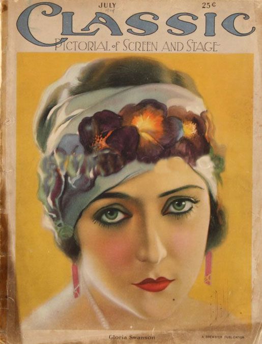 MOTION PICTURE CLASSIC magazine side cover July 1924