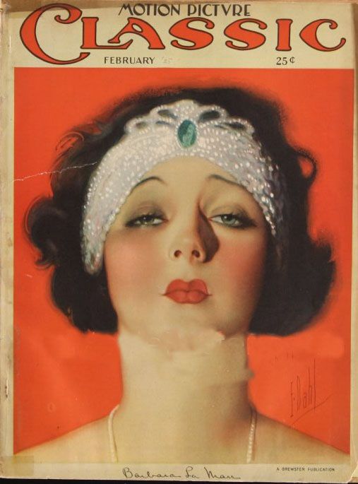 MOTION PICTURE CLASSIC magazine side cover February 1925