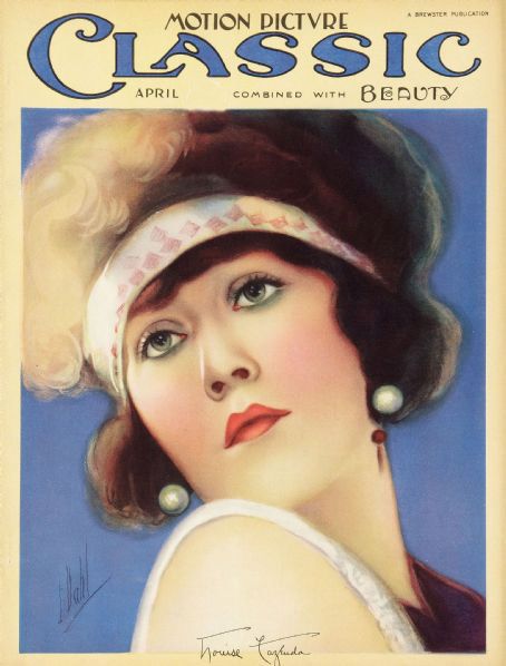 MOTION PICTURE CLASSIC magazine side cover April 1925