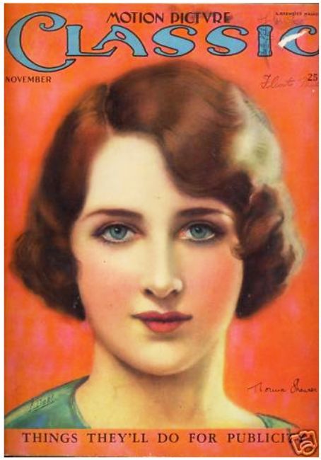 MOTION PICTURE CLASSIC magazine side cover November 1925