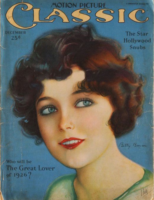 MOTION PICTURE CLASSIC magazine side cover December 1925