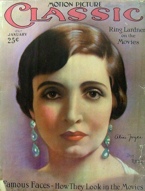 MOTION PICTURE CLASSIC magazine side cover January 1927