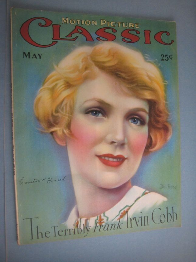 MOTION PICTURE CLASSIC magazine side cover May 1927