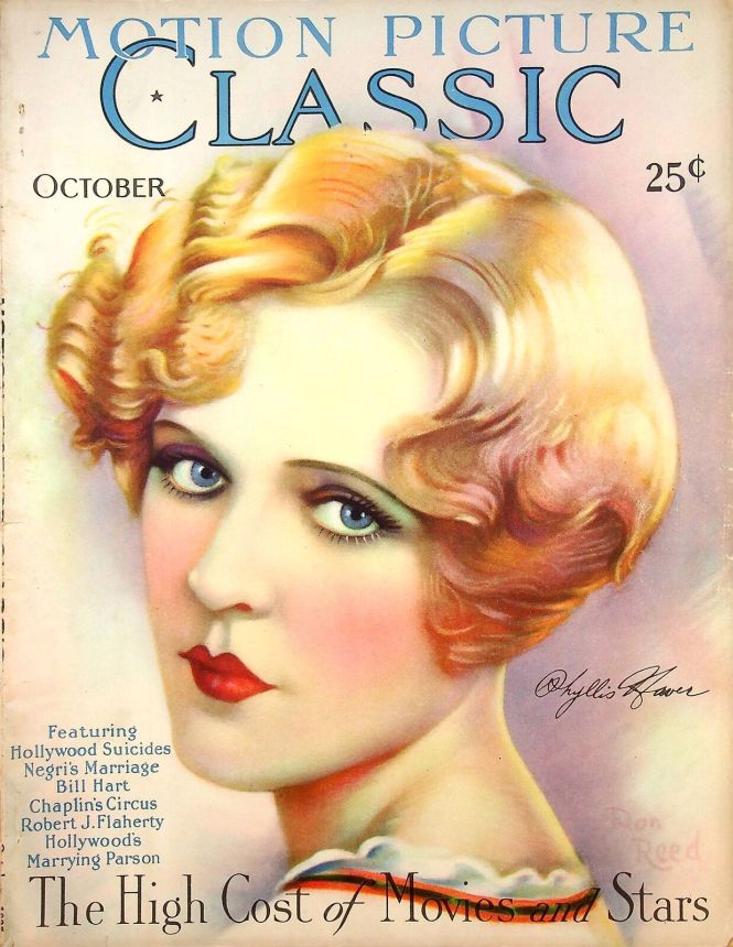 MOTION PICTURE CLASSIC magazine side cover October 1927