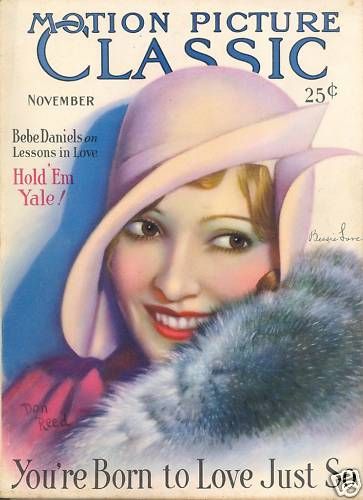 MOTION PICTURE CLASSIC magazine side cover November 1927