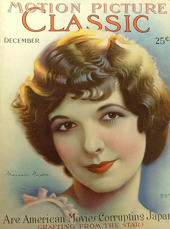 MOTION PICTURE CLASSIC magazine side cover December 1927