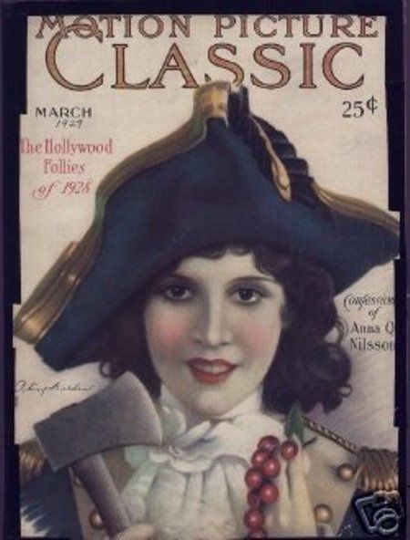 MOTION PICTURE CLASSIC magazine side cover March 1929