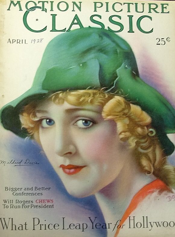 MOTION PICTURE CLASSIC magazine side cover April 1929