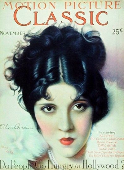 MOTION PICTURE CLASSIC magazine side cover November 1929