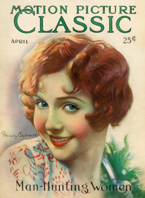 MOTION PICTURE CLASSIC magazine side cover April 1930