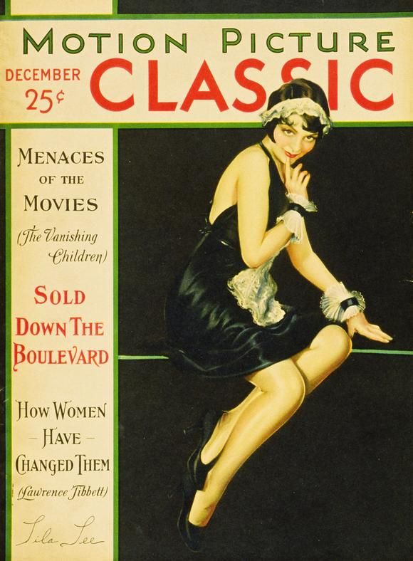 MOTION PICTURE CLASSIC magazine side cover December 1930