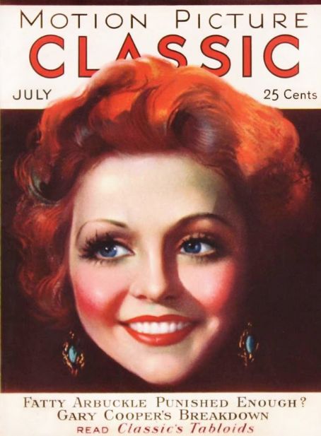 MOTION PICTURE CLASSIC magazine side cover July 1931