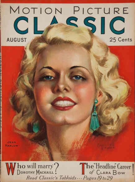MOTION PICTURE CLASSIC magazine side cover August 1931