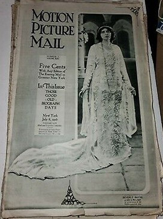 MOTION PICTURE MAIL magazine side cover   1916
