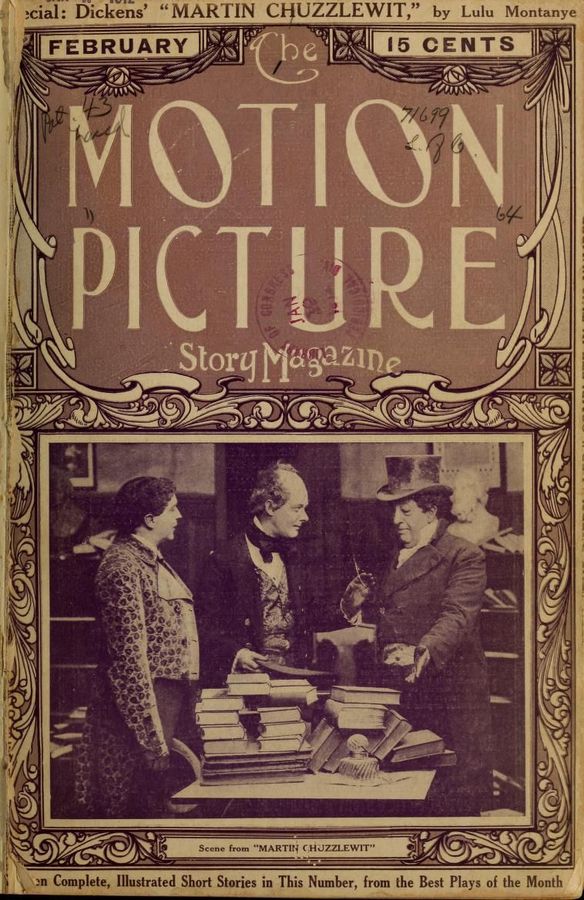 MOTION PICTURE STORY MAGAZINE magazine side cover Issue 13 February 1912