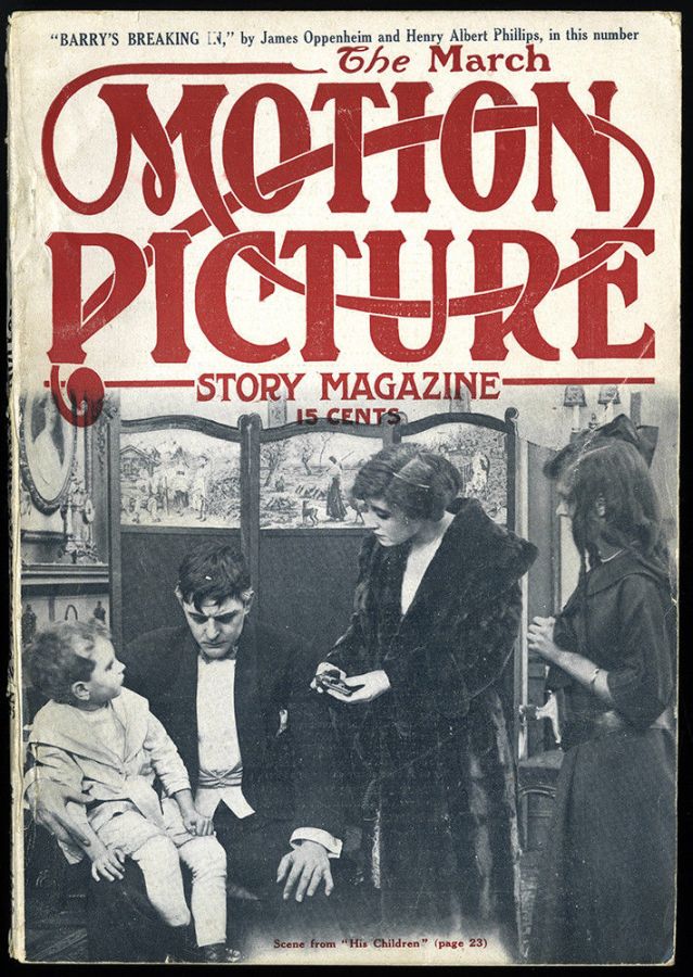 MOTION PICTURE STORY MAGAZINE magazine side cover Issue 26 March 1913
