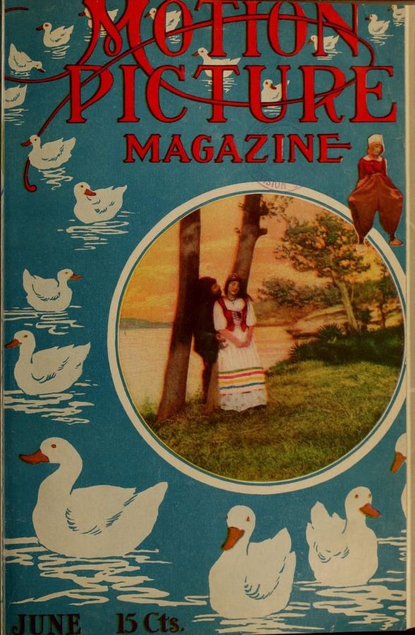 MOTION PICTURE STORY MAGAZINE magazine side cover June 1914