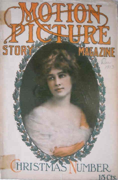 MOTION PICTURE STORY MAGAZINE magazine side cover Issue 35 December 1913