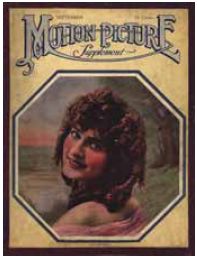 MOTION PICTURE CLASSIC magazine side cover  1915