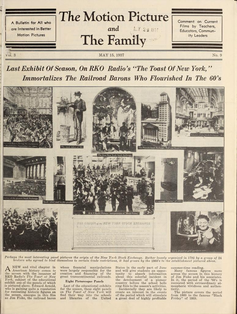 MOTION PICTURE AND THE FAMILY |THE magazine side cover 15 May 1937