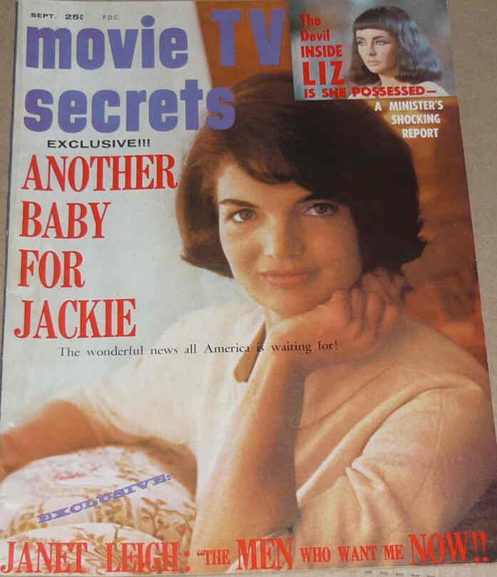 MOVIE SECRETS magazine side cover September 1962