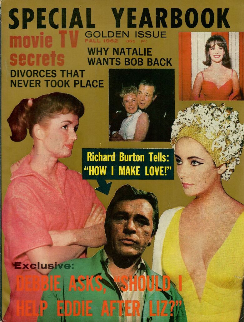 MOVIE SECRETS magazine side cover  Yearbook Fall 1962