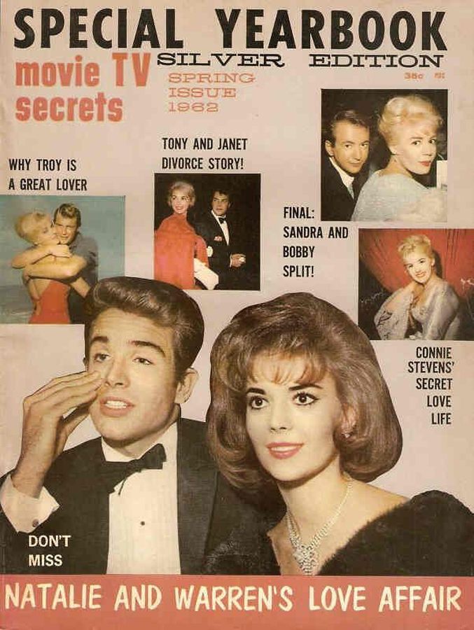 MOVIE SECRETS magazine side cover  Yearbook Spring 1962