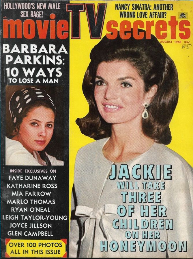 MOVIE SECRETS magazine side cover August 1968