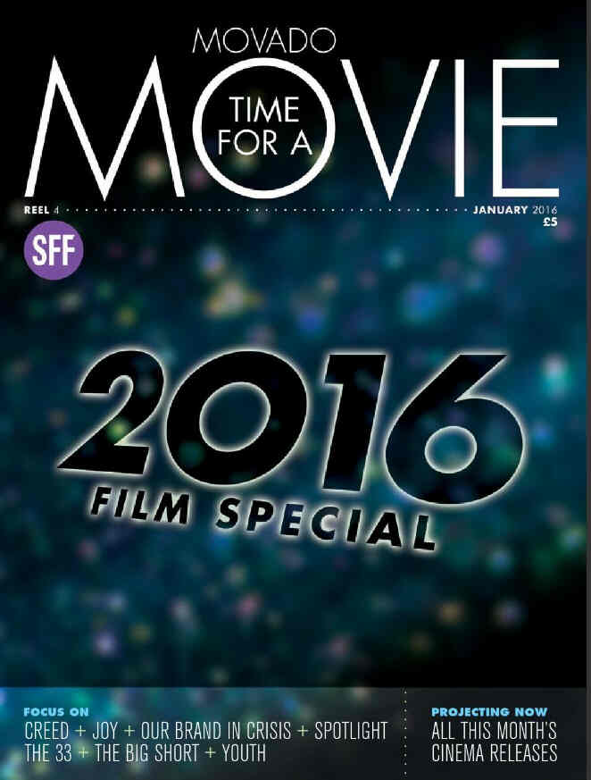 SHOW FILM FIRST magazine side cover Issue 4 January 2016