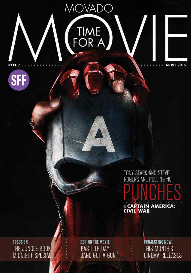 SHOW FILM FIRST magazine side cover Issue 7 April 2016