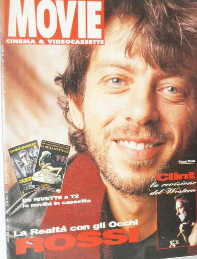 MOVIE CINEMA AND VIDEOCASSETTE magazine side cover Issue 25  November 1992