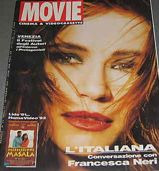 MOVIE CINEMA AND VIDEOCASSETTE magazine side cover Issue 23 September 1992