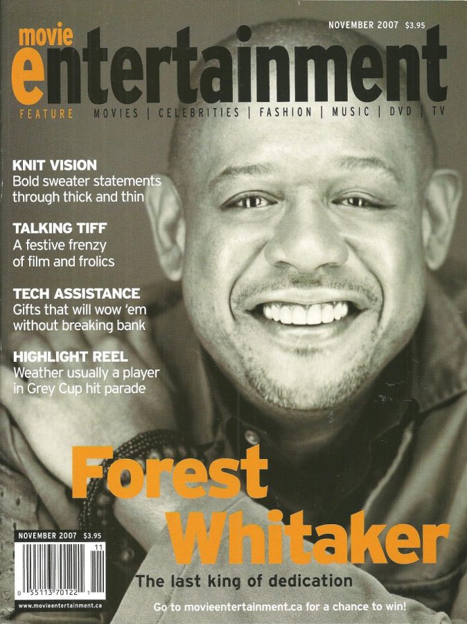 MOVIE ENTERTAINMENT magazine side cover November 2007