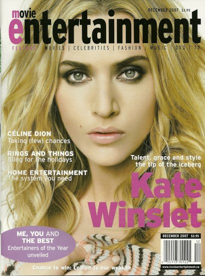 MOVIE ENTERTAINMENT magazine side cover December 2007