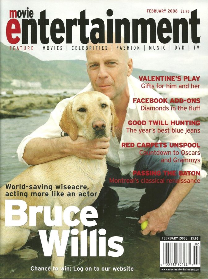 MOVIE ENTERTAINMENT magazine side cover February 2008