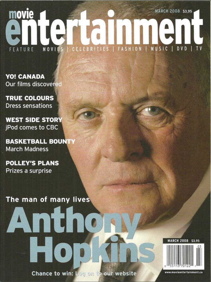 MOVIE ENTERTAINMENT magazine side cover March 2008